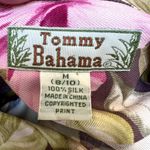 Tommy Bahama Vintage Floral Tropical 100% Silk Button Down Shirt Medium Photo 2