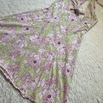 Vintage Y2K Hibiscus flower Hawaiian print mini halter dress Multi Photo 3