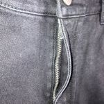 Crystal Slit Cutout Jeans Women Large 29x26 High‎ Rise Straight Leg Black Denim Size 29 Photo 8