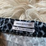 Urban Outfitters  Blue Leopard Wrap Mini Skirt Photo 3