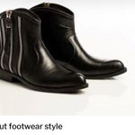 JBLA by Linea Pelle (Anthropology) Leather Alex Bootie Black Size 10 Photo 1