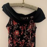 vintage “suzie in the city” floral off the shoulder tank blouse size M Size M Photo 1