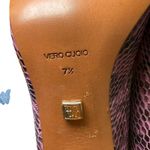 RA Pour La Victoire Pink Snakeskin Leather Stiletto Heels Size 7.5 Photo 1