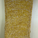 Frye and Co Infinity Mustard Yellow Knit Scarf Womens Winter Accessory Warm Soft Photo 0