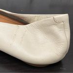 Coach “Ondrea” Off White Ecru Leather CC Logo Pointy Toe Ballet Flats Size 9B Photo 12