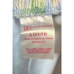 No Boundaries Women’s Floral Midi Asymmetric Blue White & Green Skirt 11-13 Photo 8