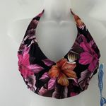 Peppermint Skinny Dippers Black Mowie Bikini Swim Top Size Small NWT Photo 2