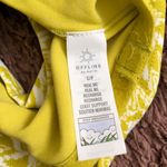 Aerie Offline By Women's Yellow & White Halter Sports Bra Size Small NWT Photo 6