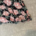 Square Neck Flutter Sleeve Pink and Orange Sundress Photo 3