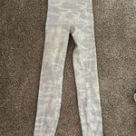 Lululemon White Camo Wunder Under Leggings Photo 0