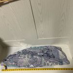 Ruby Rd  Plus Shirt Women Size 1X Purple Mint Patchwork Print Tunic Roll Tab Boho Photo 4