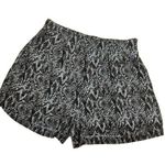 BLANK London Snakeskin Animal Print Flowy Shorts Size Medium Gray Photo 0