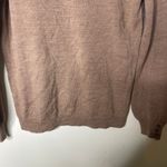 Sézane Sezane Eduardo camel latte merino wool jumper white lace collar XS Photo 6