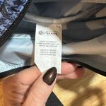 Le Sportsac Blue & Black Pleated Small Crossbody Floral Houndstooth Print, NWOT Photo 4