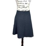 Gap A-Line Skirt Knee Length Floral Eyelet Black Cotton Women Size 4 Photo 6