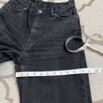 Monki  wide leg high rise Black denim jeans, size 26 Photo 5