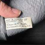 Oscar de la Renta VTG Shoulder Bag Gray Tweed Duffle Travel Carry-on Zip Top Photo 11