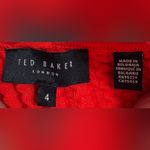 Ted Baker  Morilee Puff Sleeve Red Sweater with Ribbed Knit NWOT‎ Size Large (4) Photo 6