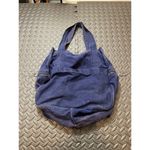 Converse Y2K  One Star Tote‎ Bag Blue Canvas Distressed Grunge Faded Pockets Photo 3