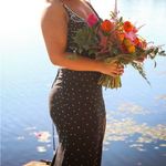 Joseph Ribkoff  Black Gown with Silver Accents Photo 3