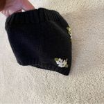 Forever 21  Knit Cropped Tube Top With Embroidered Flowers Black Size Medium Photo 6