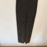 Alex Evenings Black Sleeveless Maxi Formal Dress Gold Metallic Size 8 Photo 9