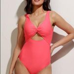 Cupshe NEW Summer Of Love Cutout One Piece Photo 0