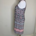 Soma Dress Stained Glass Pattern Ring Front Sz Medium Black Photo 3