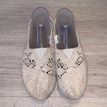 Bahama Bay beige fabric flats slip On shoes Size 10 Photo 1