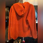 Old Navy  Vibrant Orange Fleece Jacket Photo 2