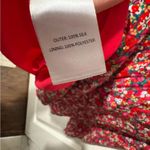 SALONI Collette Silk Floral Mini Puff Sleeve Dress Size 4 Pink Photo 6