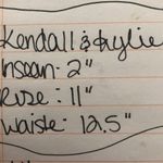 Kendall + Kylie  the drifter high rise Jean shorts size 3 Photo 3