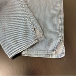 Mother The Vamp on the road destroy skinny jeans, pinstripes, distressed, sz 28 Blue Photo 10