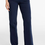 L.L. Bean Women’s Perfect Fit Straight Leg Pant Blue XL Petite Pull On Pockets Size undefined Photo 0