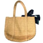 Draper James Everyday Woven Straw Bag with Floral Scarf Photo 4