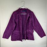 Jane Ashley Vintage Corduroy Jean Jacket Handmade Crocheting Women’s Size Small Photo 1