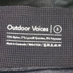 Outdoor Voices  Womens Black Tech Sweat Leggings Small‎ Photo 4