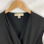 Michael Kors MICHAEL  Gathered Side Sleeveless Black Dress Size Small Photo 1