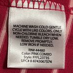 Faded Glory  womens size medium (8-10) sleeveless maxi pink white striped V-neck Photo 7