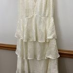 Hello Molly NWT  / Dress Forum Polka Dot Ruffle Ivory Dress Size Medium Photo 3