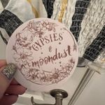 Gypsies & Moondust  L Striped Smocked Crop Top Photo 5