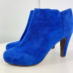 Chloé CHLOE SUEDE ANKLE ZIPPER BOOTS BLUE COLOR SIZE 38.5 Photo 6