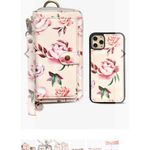 Floral iPhone 12 Wallet Case Pink Photo 5