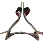 Vintage Donald J Pliner Couture Snakeskin Ankle Wrap Strappy Sandals Size 8.5 Black Photo 9