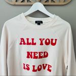 Wildfox All You Need Is Love Sweater Sz Small Photo 2