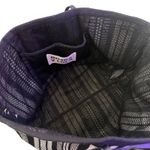 Bimba y Lola large‎ Plaited Shopper Tote Bag Black Woven Striped Beach Vacation Photo 1