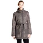 Merrell  Talley Select Regulate Sweater Jacket High Neck Snap Front Pockets Belt Photo 6