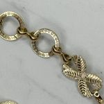 Lightweight Textured Gold Chain Link Belt XS/S Leaf Detail Adjustable ✨ Photo 3