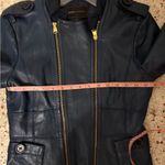 BCBG Maxazria dark blue 100 percent leather Photo 11