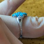 Sleeping Beauty Turquoise Sterling Silver Ring Size 7 Blue Photo 2